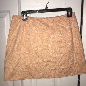 Vineyard Vines Orange and White Skirt Size 4